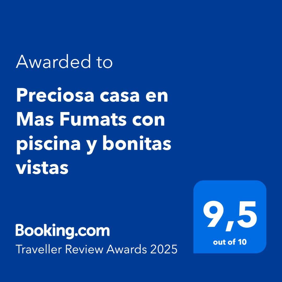 セルヴァ・デ・マル Preciosa Casa En Mas Fumats Con Piscina Y Bonitas Vistas Av-49ヴィラ エクステリア 写真
