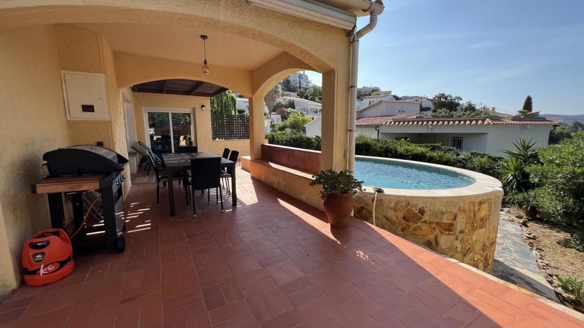 セルヴァ・デ・マル Preciosa Casa En Mas Fumats Con Piscina Y Bonitas Vistasヴィラ エクステリア 写真